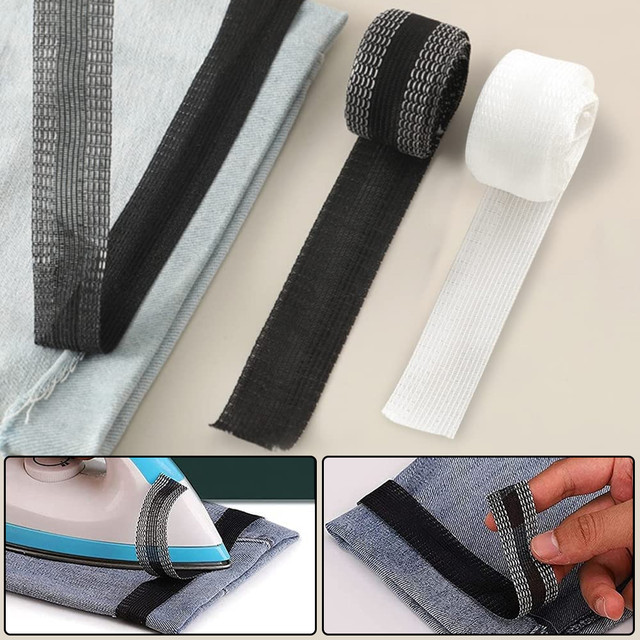 Self-Adhesive Pants Mouth Paste Tape Iron-on Pants Edge Shorten